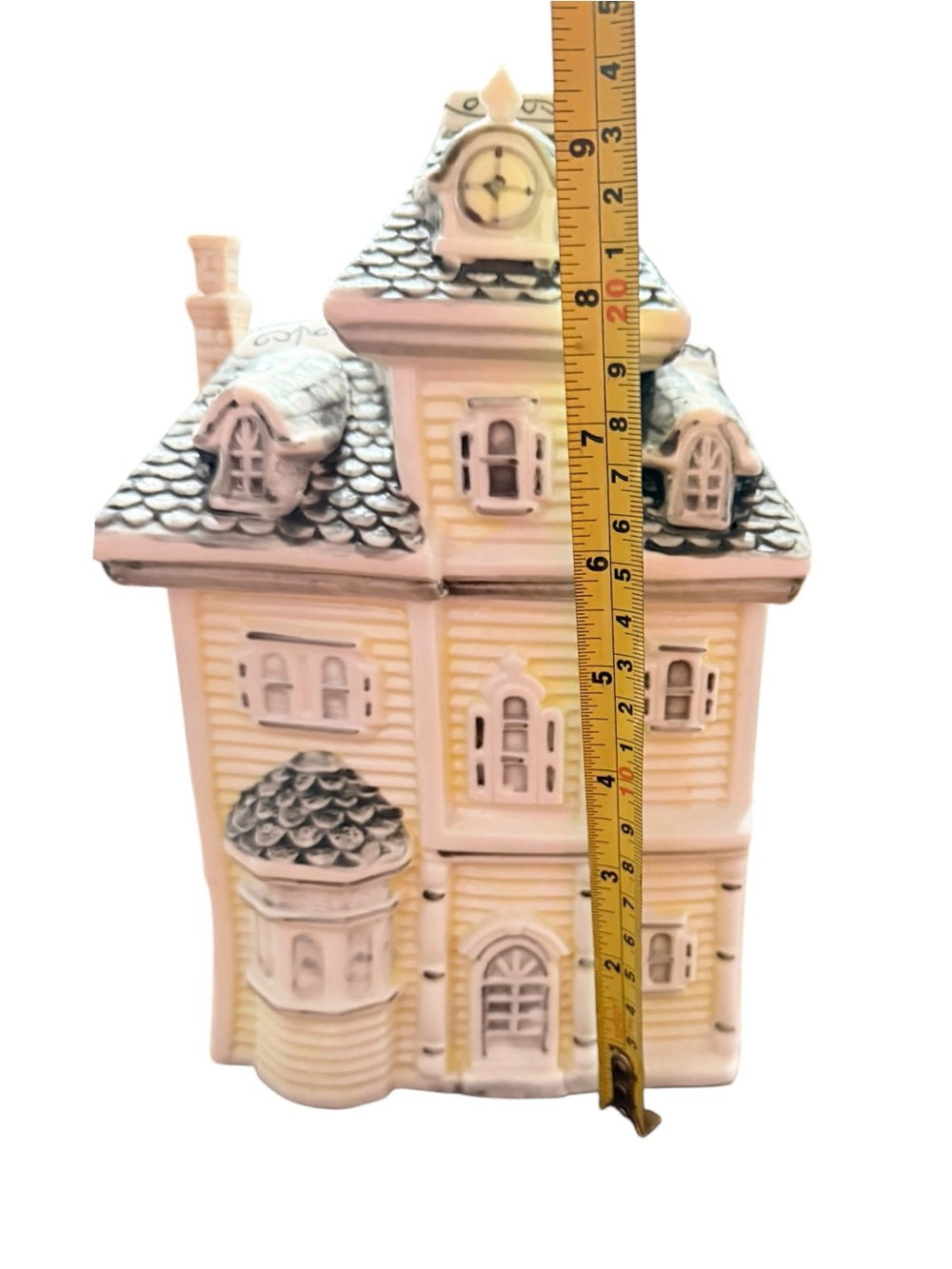 Vintage Victorian House Ceramic Cookie Jar Canister - Picture 8 of 8